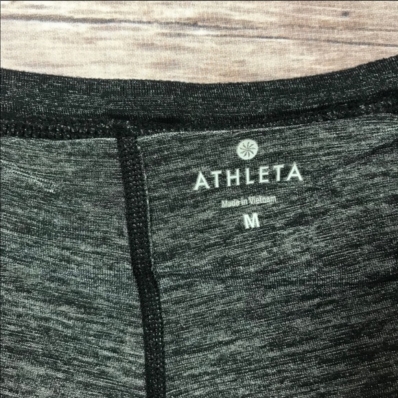 Athleta 2 in 1 knicker in black and gray Medium - Picture 5 of 7